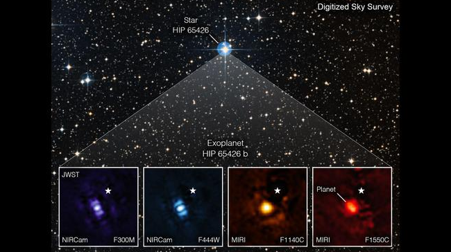韦布望远镜首次拍到系外行星HIP 65426b