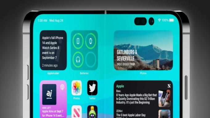 折叠式 iPhone 可自行修复显示屏