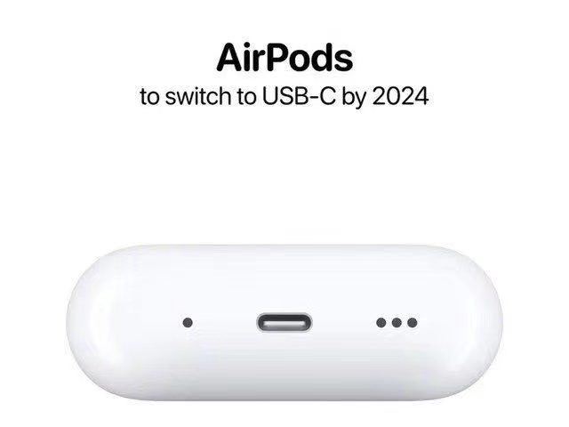 AirPods将改为USB-C充电口