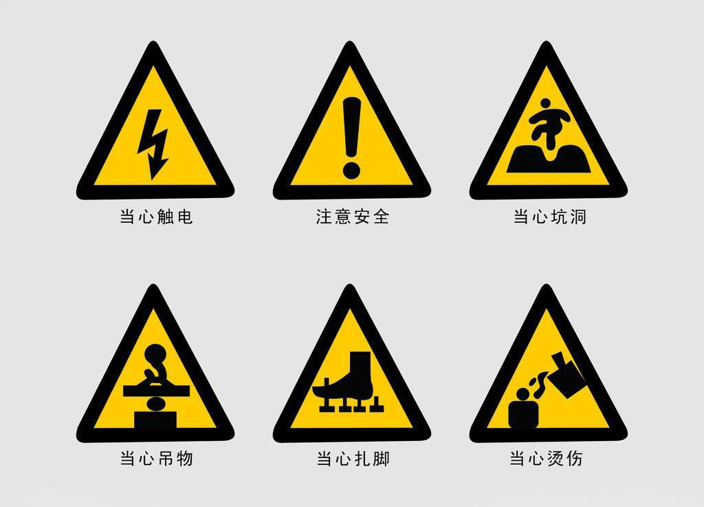 热知识！施工现场里的安全标识牌！